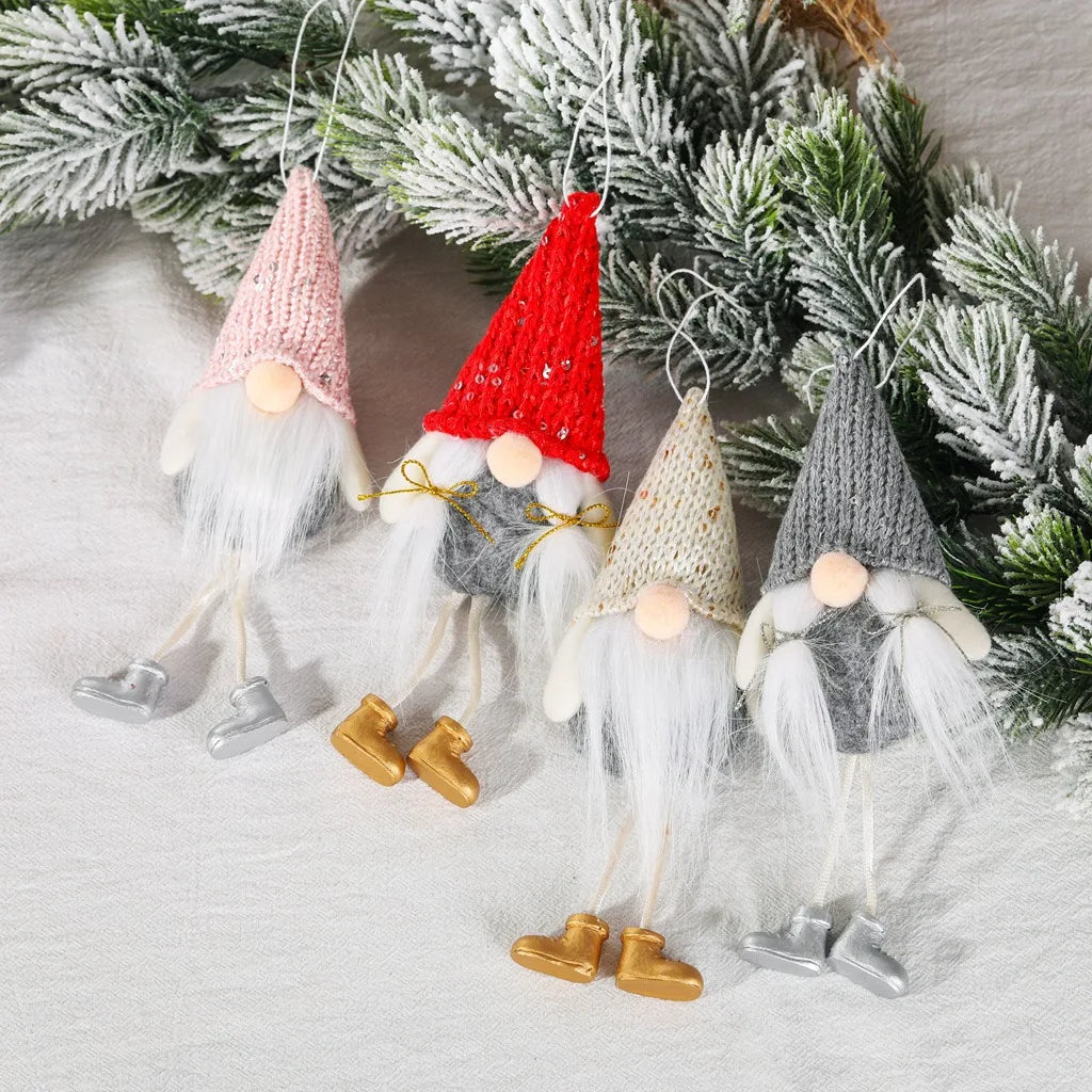 Gnome Santa Christmas Swedish Plush Toys Doll Red Ornaments Holiday Home Party Decoration Kids Children Xmas Gifts for Family