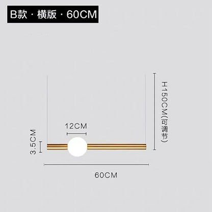 Lámparas colgantes DecorBites™ con marco geométrico lineal para escaleras y decoración de mesas.