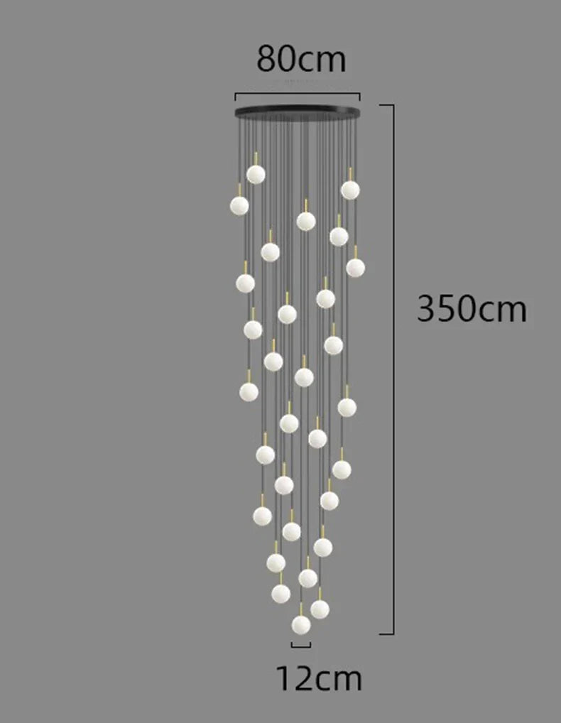 DecorBites™ LED Ceiling Lamp Chandelier: Modern Decorative Lighting for Bedroom and Dining Room