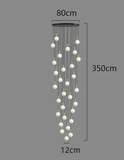 DecorBites™ LED Ceiling Lamp Chandelier: Modern Decorative Lighting for Bedroom and Dining Room