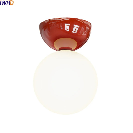 DecorBites™ Iron Glass LED Ceiling Lights Modern Home Decor Lighting G9 Lamparas