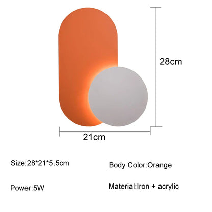 DecorBites™ LED Wall Lights for Modern Living Room, Bedroom, and Study Decor