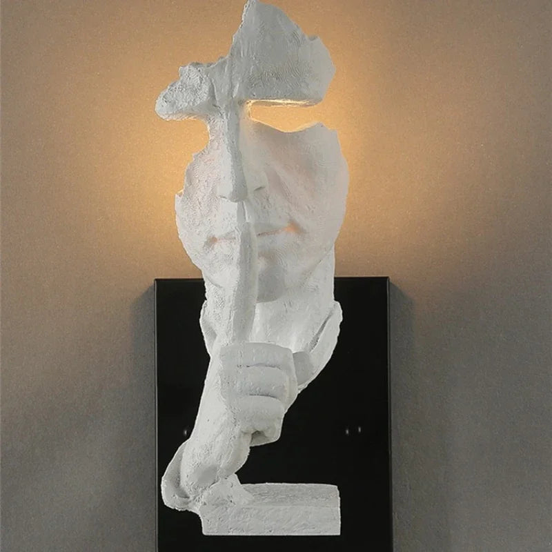 DecorBites™ Loft Face Wall Lamp Décor Salon Lights Retro LED Indoor Lighting