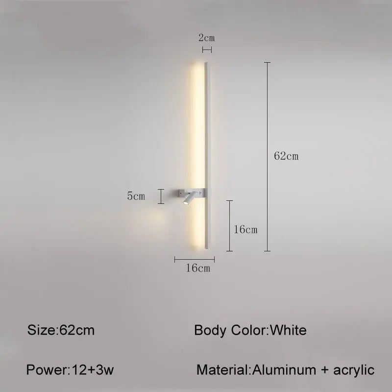 DecorBites™ LED Wall Sconce: Modern Nordic Style Living Room Sofa Background Light