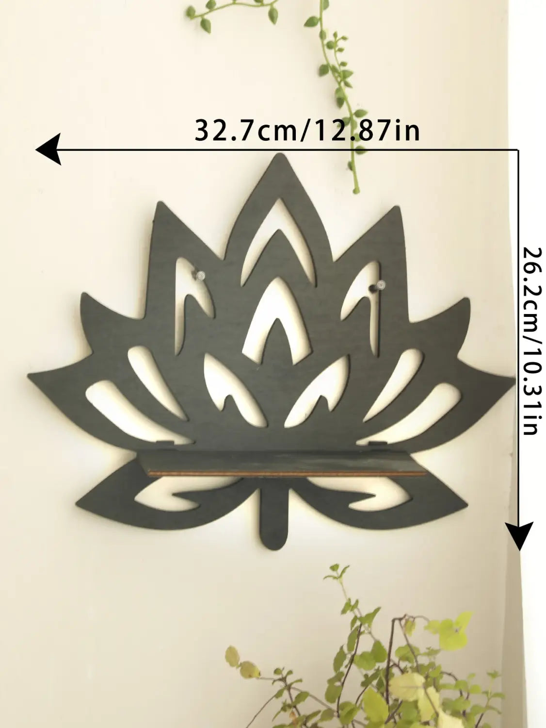 DecorBites™ Lotus Floating Wall Shelf - Multi-Style Home Decor