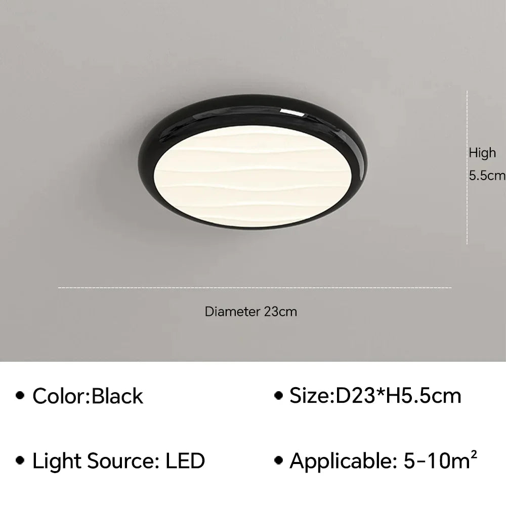 DecorBites™ LED Ceiling Light: Nordic Minimalist Design, Remote Control, for Bedroom, Living Room