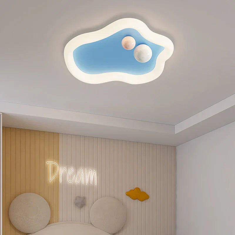 Pink Blue Ceiling Lamp