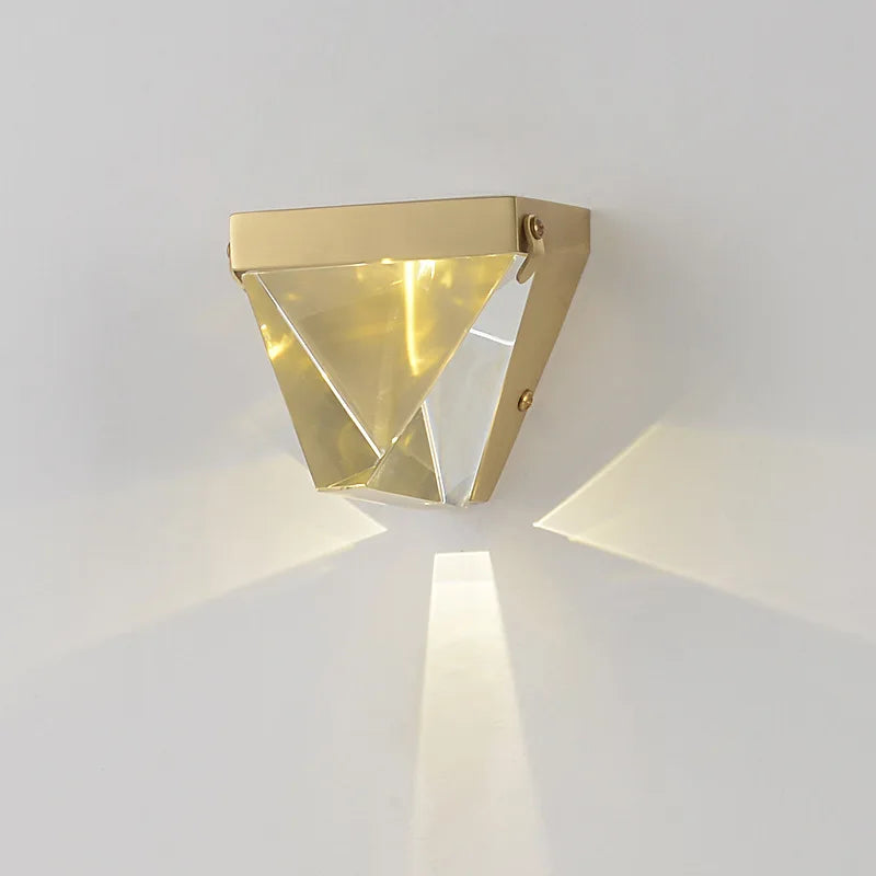 Aplique de pared de cristal DecorBites™ para iluminación de sala de estar, dormitorio o pasillo