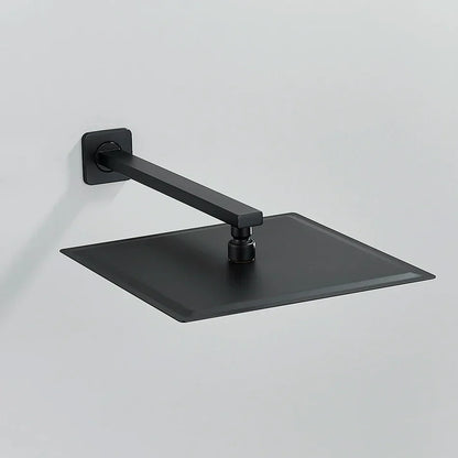 رأس دش مطري فاخر من DecorBites™ مقاس 16 بوصة مع ذراع دش مثبت على الحائط - ملحق حمام