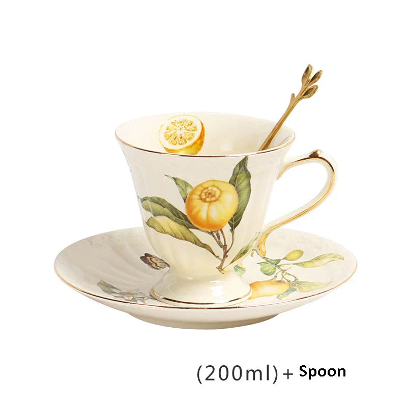 Gold Edge Ceramic Set
