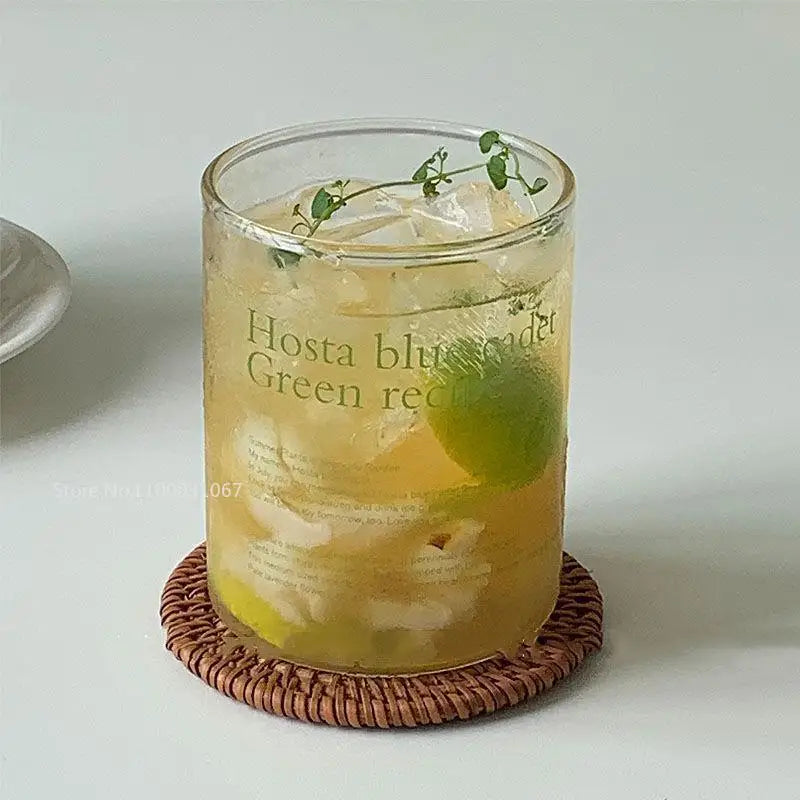 DecorBites™ Glass Coffee Mug Tea Milk Beer Tumbler Heat-resistant Drinking Cup