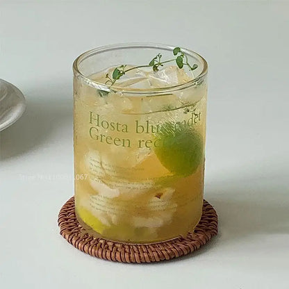 DecorBites™ Glass Coffee Mug Tea Milk Beer Tumbler Heat-resistant Drinking Cup