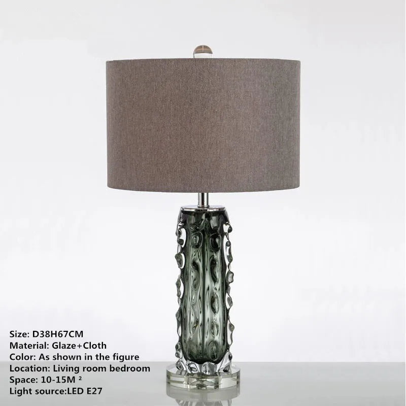 Decorbites™ Glas-Tischleuchte - Nordisches modernes Design für Wohnzimmer, Schlafzimmer, Hotel