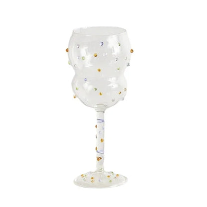 DecorBites™ Gem Spark Coupe Goblet Set - Colorful Crystal Champagne Glass Collection