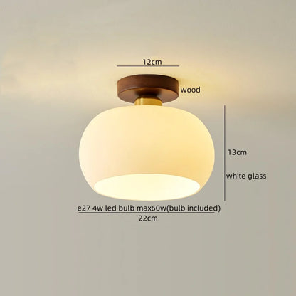 DecorBites™ LED Resin Copper Ceiling Light Fixture for Aisle Porch Living Room