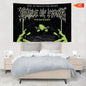 Decobites Gothic Rock Band Tapestry for Bar or Basement Wall Decor