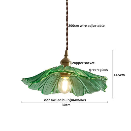DecorBites™ Clear Glass LED Pendant Light | Nordic Hanging Chandelier for Kitchen, Living Room