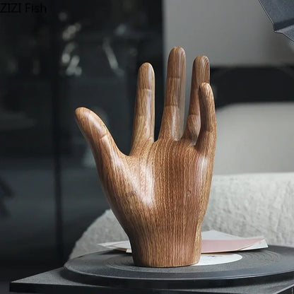 DecorBites™ Hand Palm Sculpture Resin Decoration Crafts Character Statue Room Decor