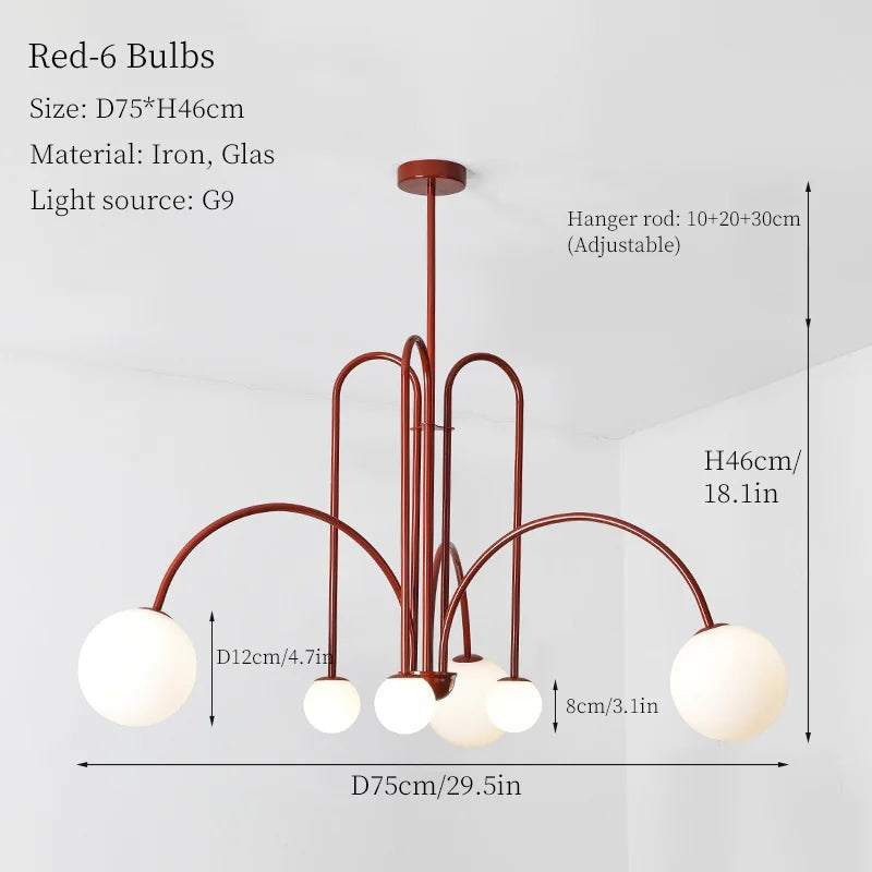 Lámpara colgante LED DecorBites™ para la decoración de la sala de estar o el dormitorio