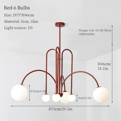 Lámpara colgante LED DecorBites™ para la decoración de la sala de estar o el dormitorio