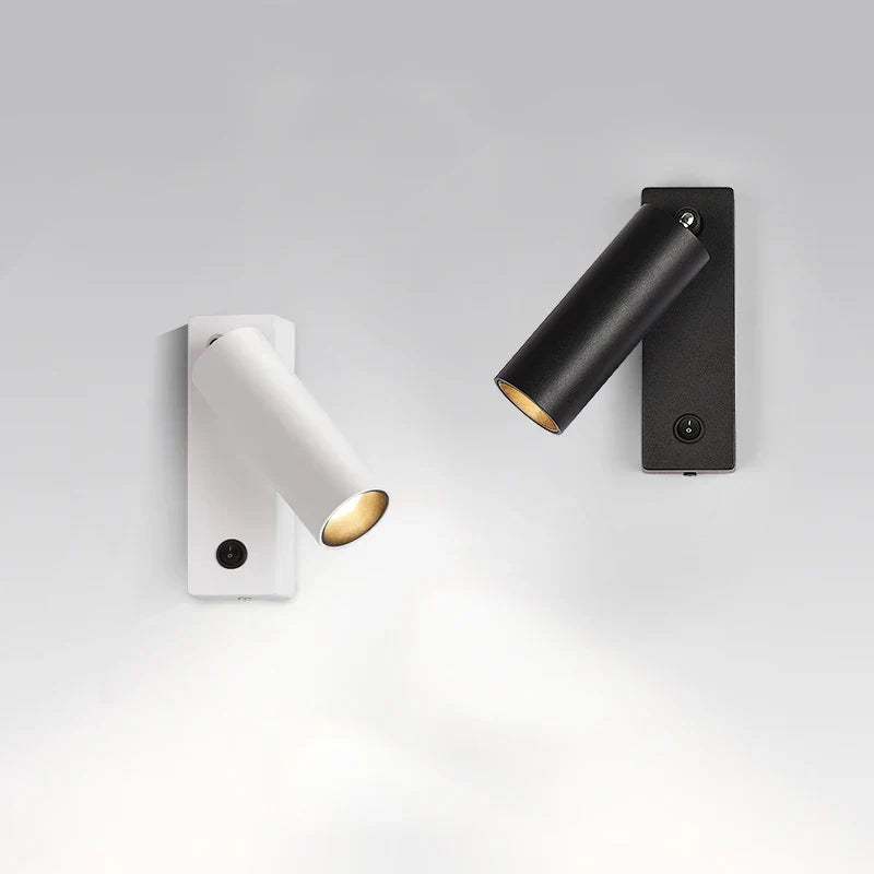 DecorBites™ LED Wall Light: Modern Rotation Headboard Reading Lights for Bedroom, Living Room