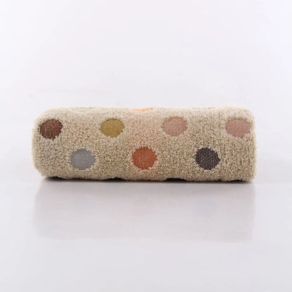 DecorBites™ Dot Face Towel Set - 100% Cotton, 35*75, Cute and High Quality