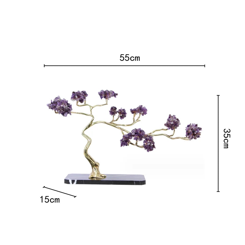 Figuras decorativas de cristal y latón DecorBites™ para decoración de habitaciones
