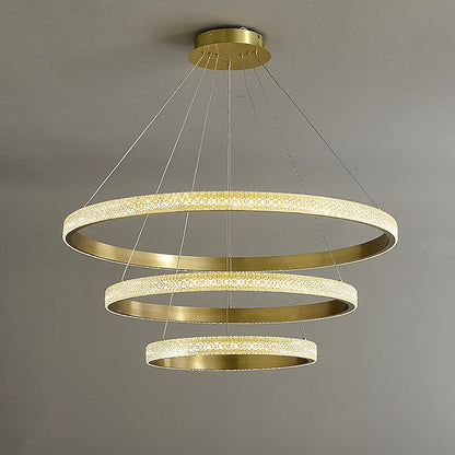 DecorBites™ LED Chandelier: Modern Minimalist Pendant Lighting for Home Living Dining Kitchen Bedroom