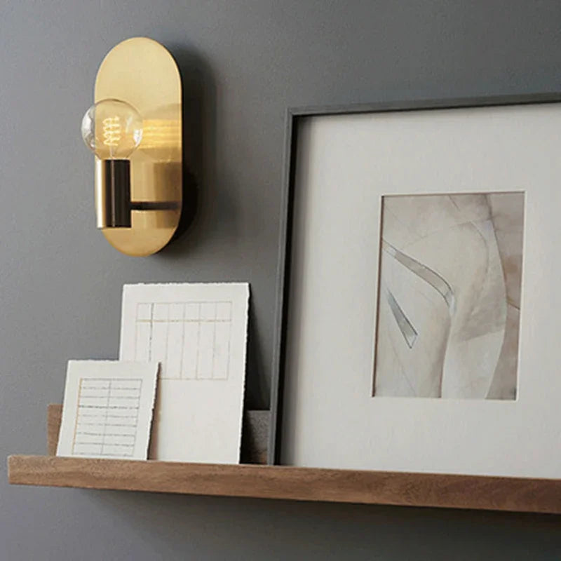 Lámpara de pared para dormitorio Decorbites™ Gold, aplique de pared, accesorios de iluminación decorativa interior para casa y escalera