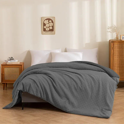 Decobites Soft Breathable Two-sided Queen Quilt Duvet Core Comforter