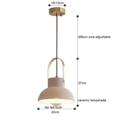 DecorBites™ Ceramic LED Pendant Lights - Japanese Style, Nordic Modern Hanging Light