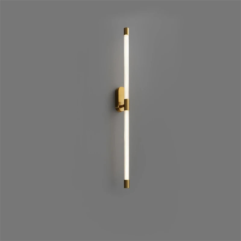 DecorBites™ Gold Geometric Lines Wall Lamps for Modern Luxury Home Decor