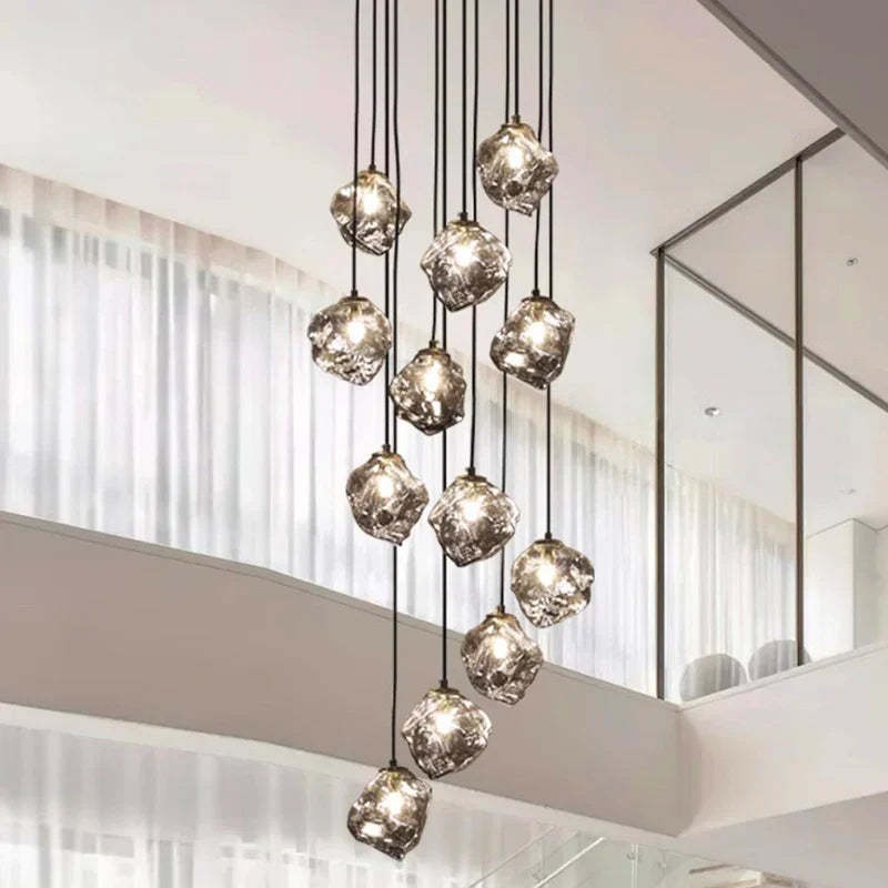 DecorBites™ LED Pendant Staircase Chandeliers Hanging Light Indoor Lighting