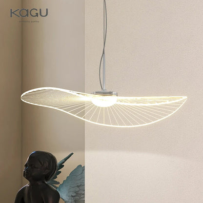 DecorBites™ Lotus Leaf Hat Chandelier: Modern Fashion for Living Room & Bedroom