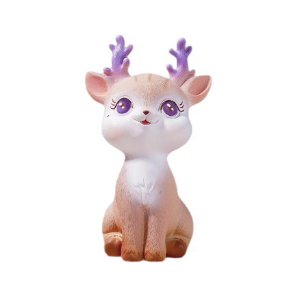 زينة راتنجية على شكل غزال سيكا كرتوني من DecorBites™ للديكور المنزلي أو الخبز