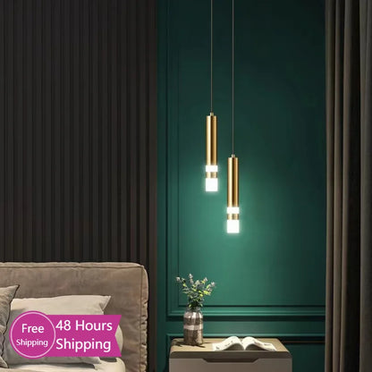 DecorBites™ Double Head LED Pendant Lights for Modern Indoor Bedroom, Bedside, Entrance, Bathroom