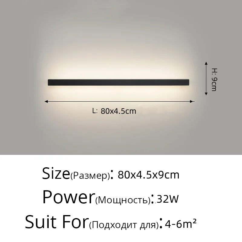 DecorBites™ Acrylic LED Wall Lamps with Hooks for Bedroom Shelves & Background Wall Decor