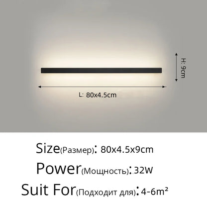 DecorBites™ Acrylic LED Wall Lamps with Hooks for Bedroom Shelves & Background Wall Decor