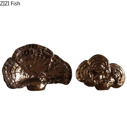 ديكور بايتس™ - زينة مكتبية على شكل غانوديرما لوسيدوم، ديكورات غرف عصرية وحرف يدوية