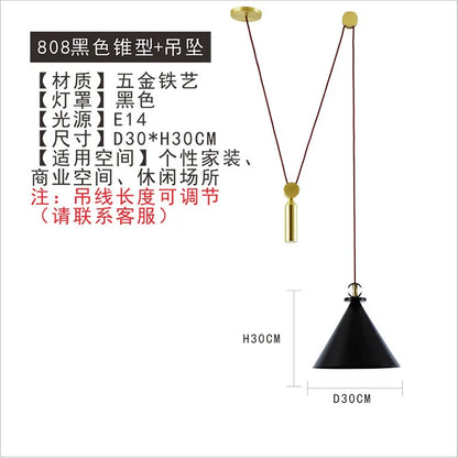 DecorBites™ Glass Chandelier: Nordic Minimalist Adjustable LED Decorative Suspension Lamps