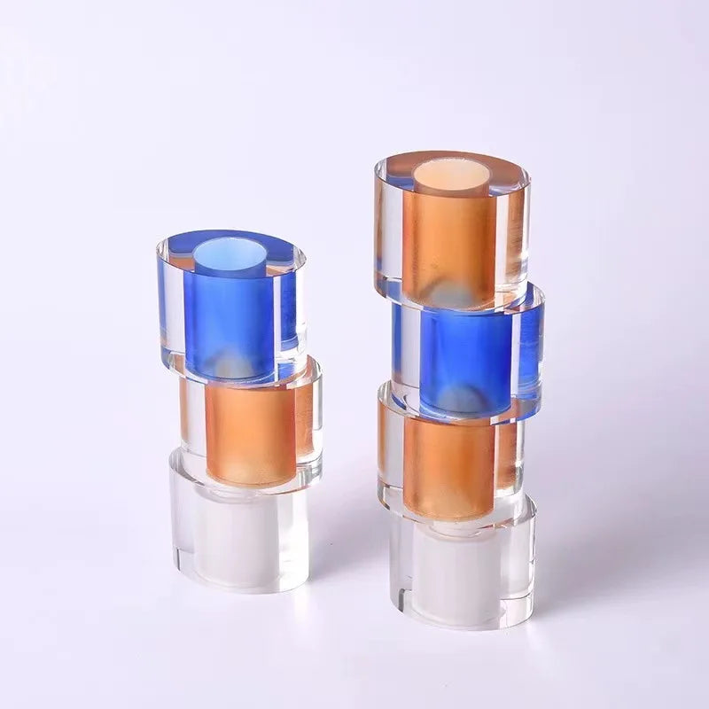 DecorBites™ Clear Crystal Mosaic Vase - Home Decoration Terrarium Flower Pot