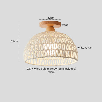 DecorBites™ LED Resin Copper Ceiling Light Fixture for Aisle Porch Living Room