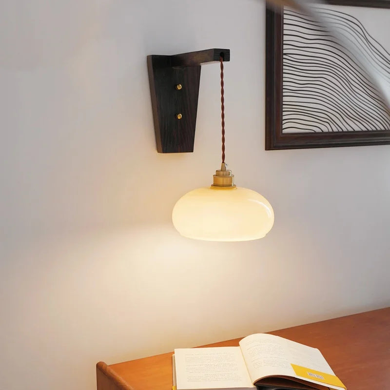 DecorBites™ LED Glass Sconce Wall Lamp Nordic Stair Light Fixtures