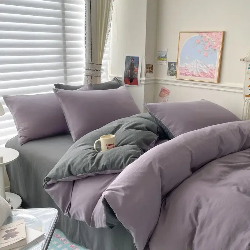 Juego de cama de algodón de lujo - Varios tamaños