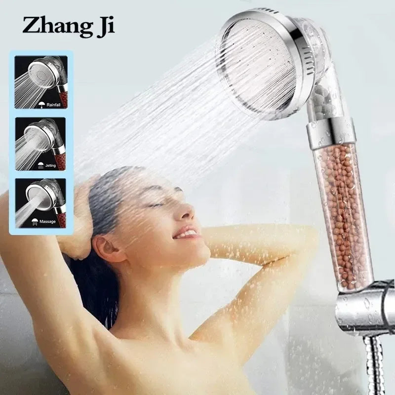 DecorBites™ High Pressure Bath Shower Head with Anion Filter for Spa Experience