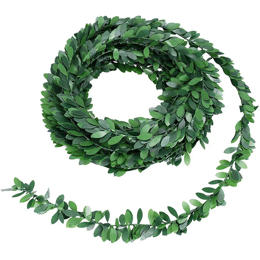 DecorBites™ Artificial Ivy Leaf Wreath Vines for Home, Wedding, Christmas, Indoor Outdoor Decor