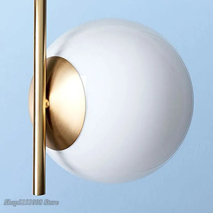 Lámpara colgante LED de bola de cristal DecorBites™ para espacios de vida modernos