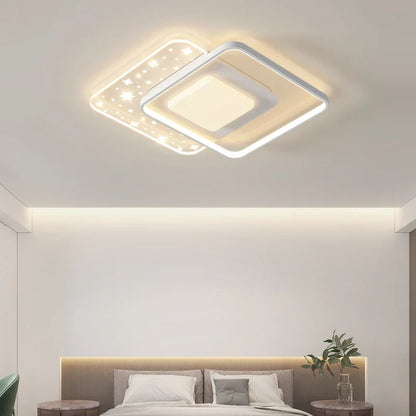 DecorBites™ LED Round Ceiling Light – Modern Nordic Indoor Lamp for Living Room, Bedroom, Dining Room