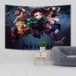 Decobites Demons Slayer Anime Cloth Wall Tapestry Room Decor