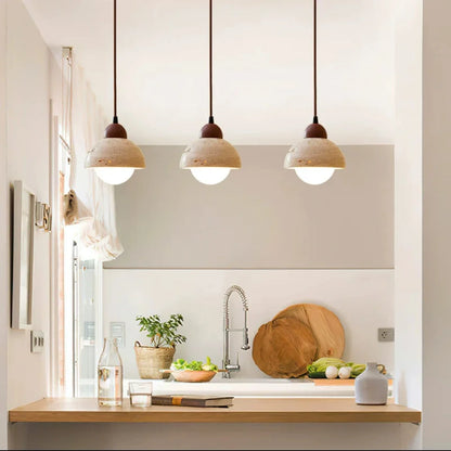 مصباح معلق على السقف من DecorBites™ بتصميم حجر الكهف لغرفة النوم وغرفة الطعام